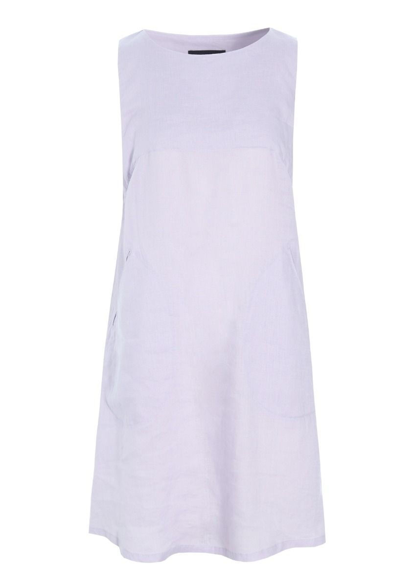 Airy linen sleeveless dress